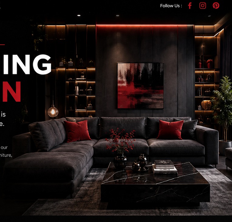 Luxury modern furniture showroom