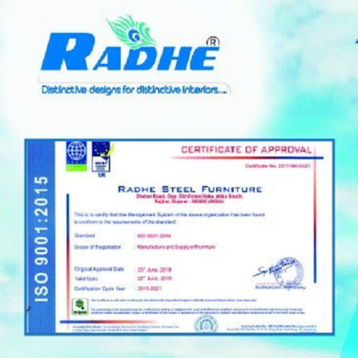 Radhe Furniture certificate